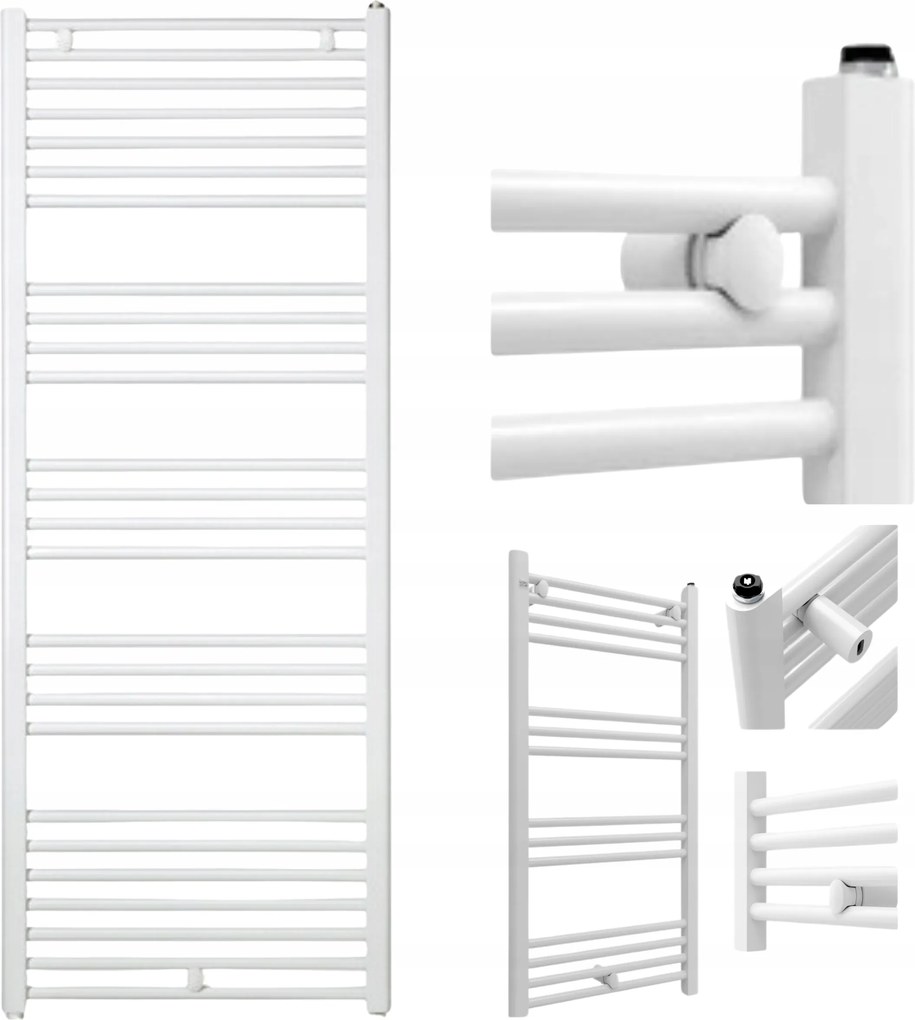 Fürdőszobai radiátor Fehér Létra Purmo Banga 600 862 mm teljesítmény 442 W