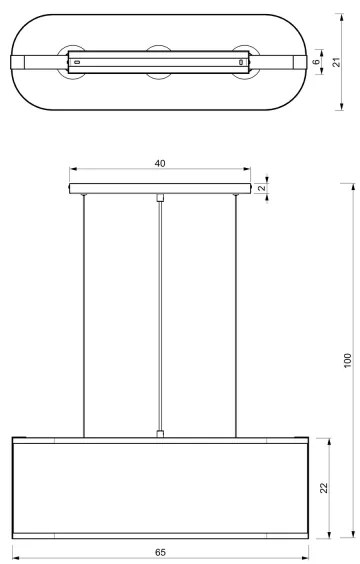 Csillár zsinóron KAGA 3xE27/60W/230V fekete/arany