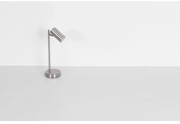 Globo 57910T - Asztali lámpa ROBBY 1xGU10/5W/230V matt króm