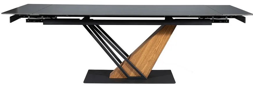 Michel étkezőasztal, fekete / jasan