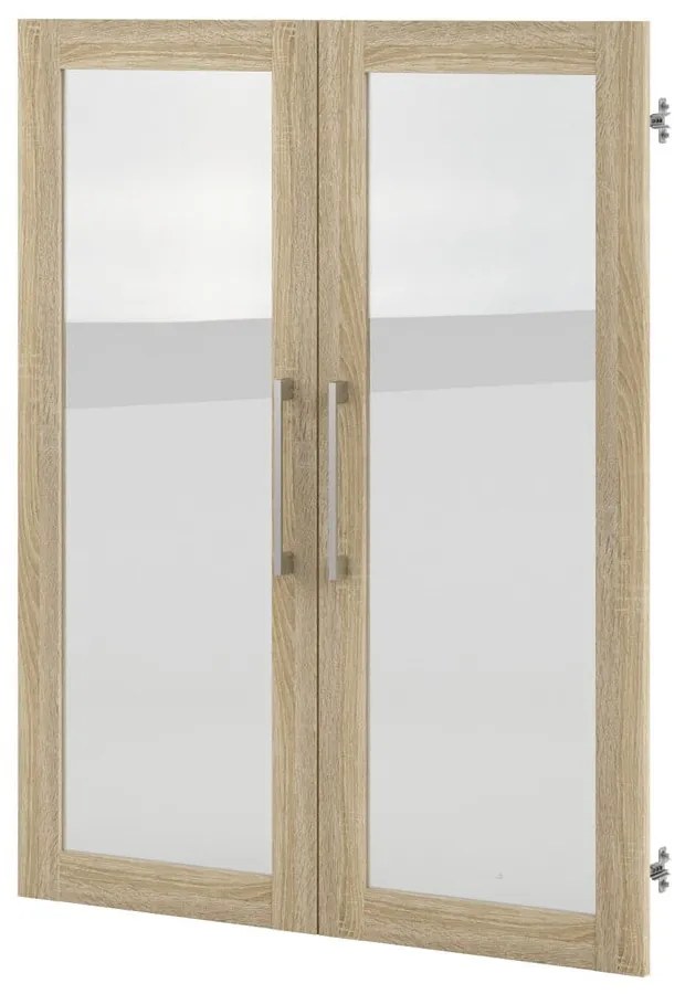 Natúr színű bútorelem - ajtó tölgyfa dekorral 84x105 cm Prima – Tvilum