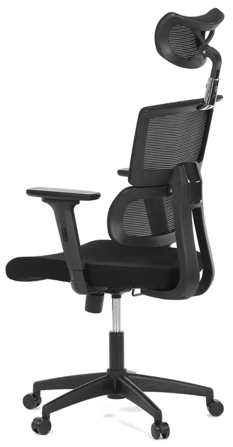Scaun pivotant de birou de culoare neagră Mecanism pivotant. KA-B1025