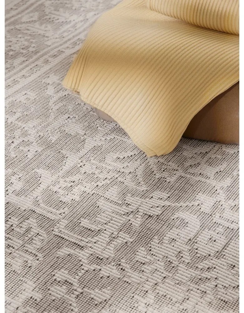 Szürke-elefántcsont színű kültéri-beltéri szőnyeg 120x170 cm Duet Kona – NORTHRUGS