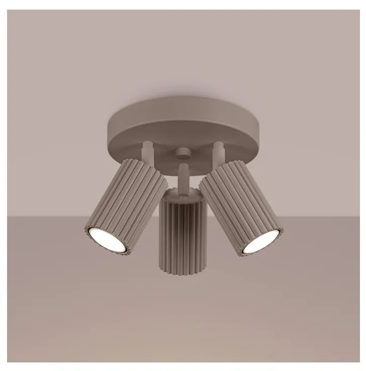 Brilagi - Spotlámpa CRESTO 3xGU10/10W/230V taupe