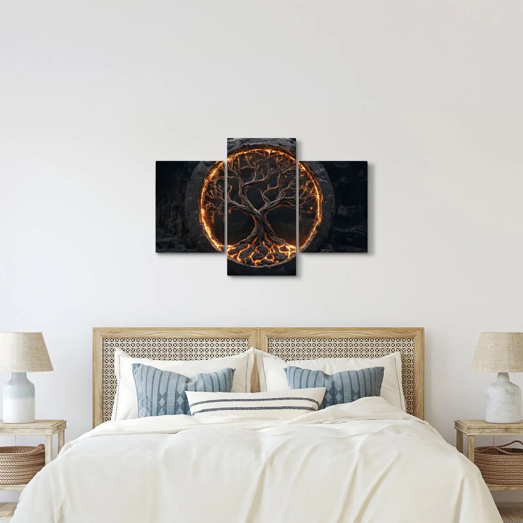 Kép – Életfa lávában I. (90x60 cm)