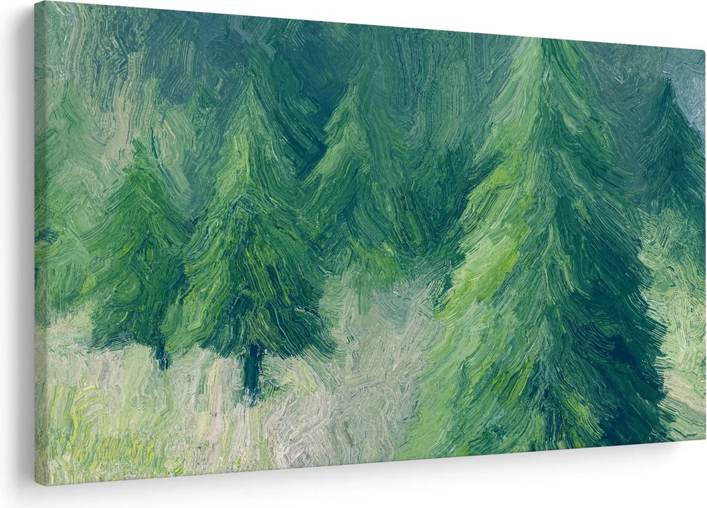 Kép - Festett tűlevelűek (90x60 cm)