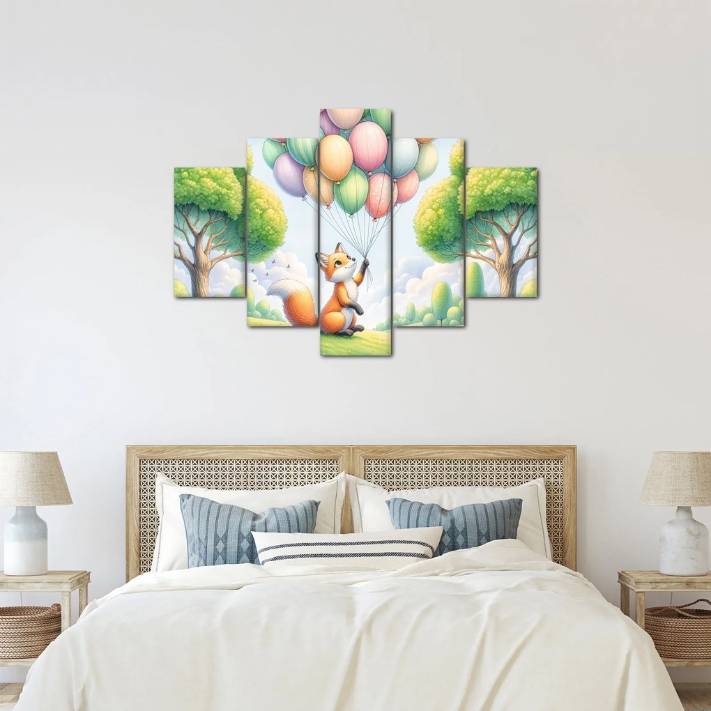 Kép – Boldog róka (150x105 cm)