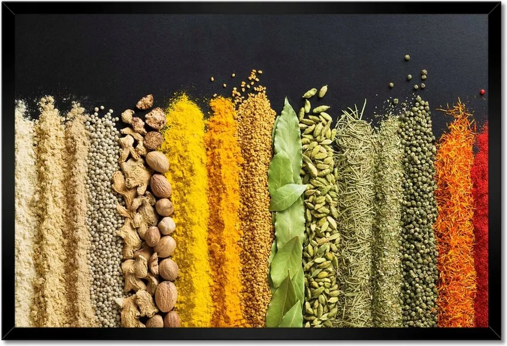 Poszterek keretben 60x40 Színes fűszer szett