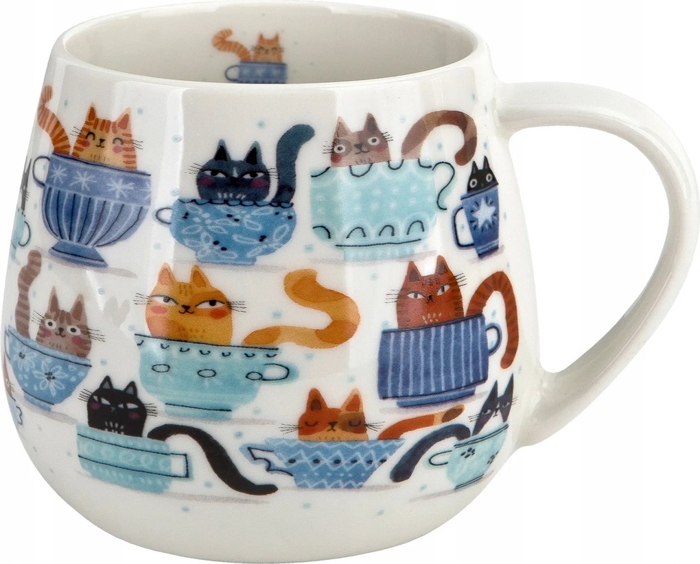 Hordó bögre 430 ml Macskák csészékben