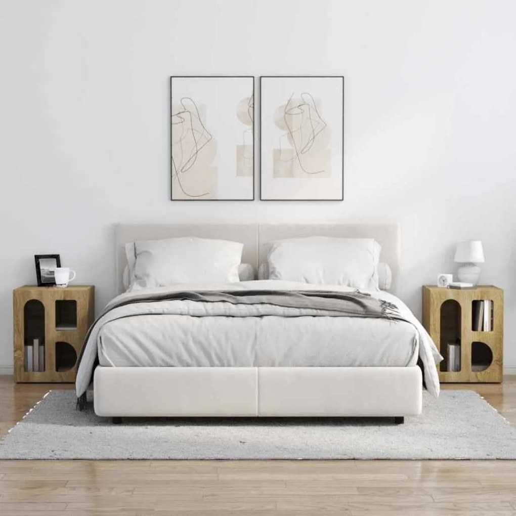 vidaXL Éjjeli asztal 2 pcs Sonoma tölgy 40 x 35 x 50 cm Faanyag