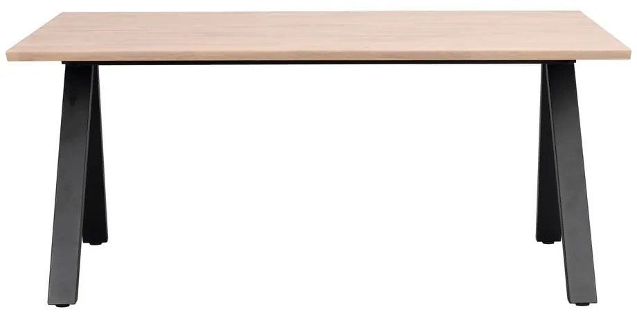 Bővíthető étkezőasztal tölgyfa asztallappal 170x100 cm Carradale - Rowico