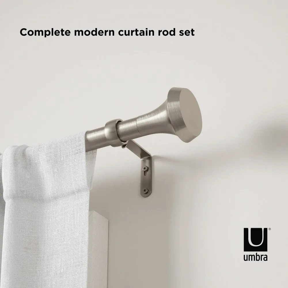 Acél bővíthető függönykarnis 91 - 183 cm Ella – Umbra