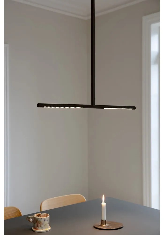 Fekete fém LED függőlámpa fém búrával Omni Ceiling – UMAGE