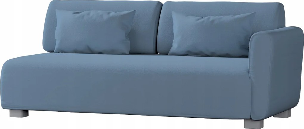 2 személyes kanapé huzat egy kartámasz Mysinge Ikea kék bukla