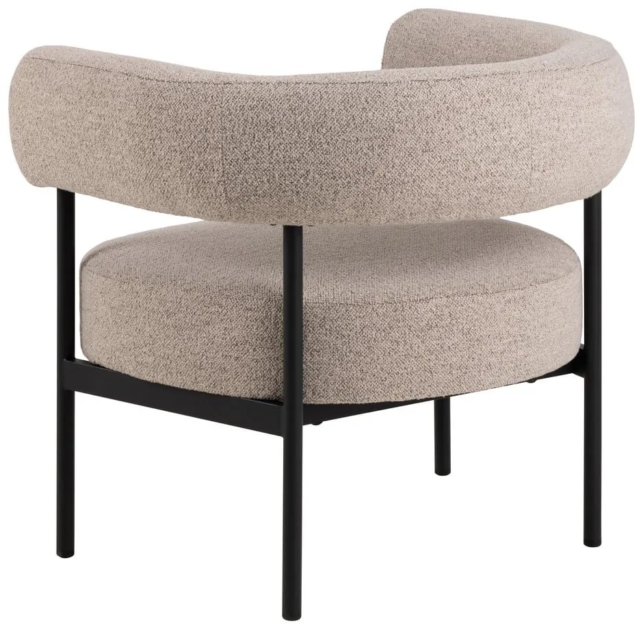 Bézs buklé fotel Oakfield – Actona