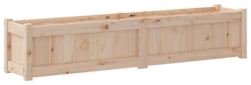 tömör fenyőfa növénytartó 150x31x31 cm