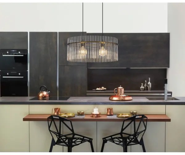 Globo 15698H3 - Csillár zsinóron GORLEY 2xE27/60W/230V fekete