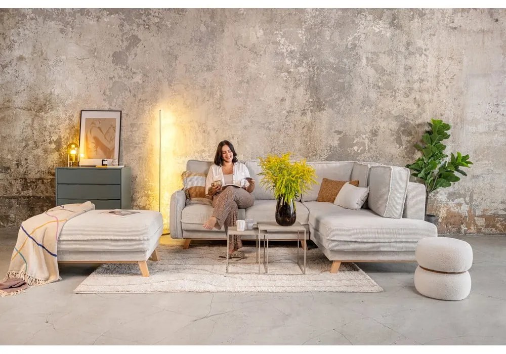 Krémszínű szőnyeg 80x150 cm Routa – Universal