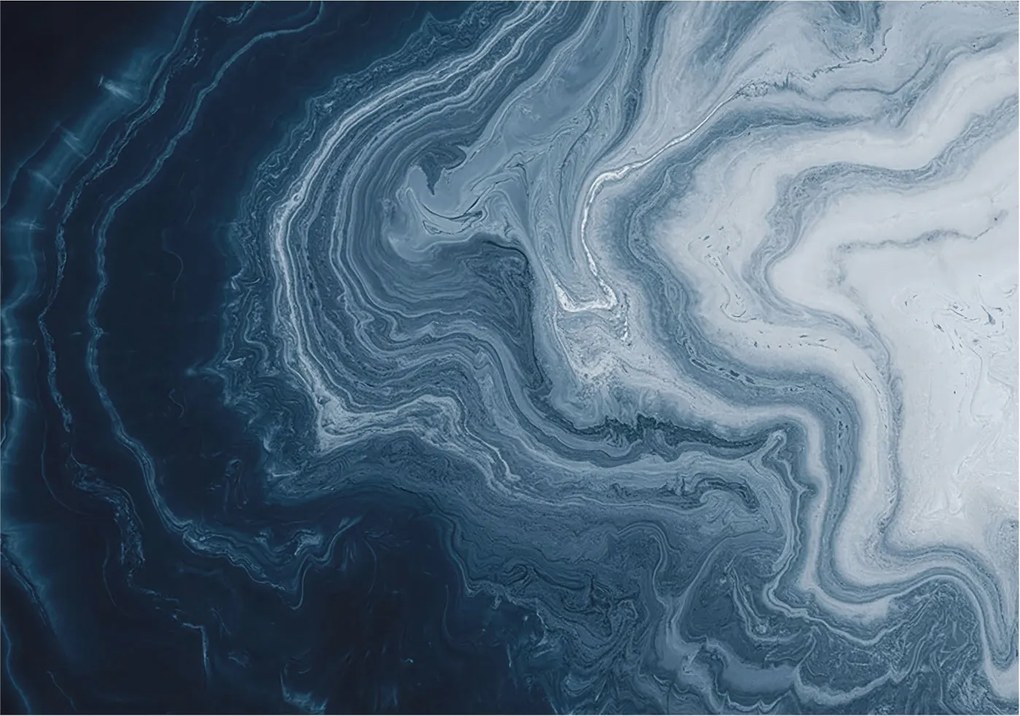 Stílusos Dekoratív Fotótapéta Flizelin Kék hullámok 208x146 Ragasztó