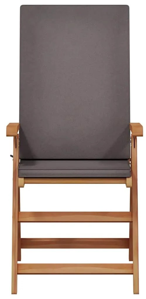 Kerti Szék párnával 6 pcs Barna 57 x 71.5 x 104cm Tömör tíkfa