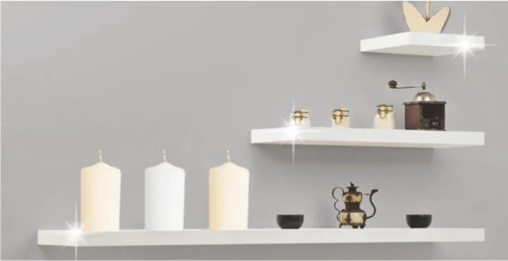 Polc, fényes fehéres, 30x25, GANA FY 11044-5