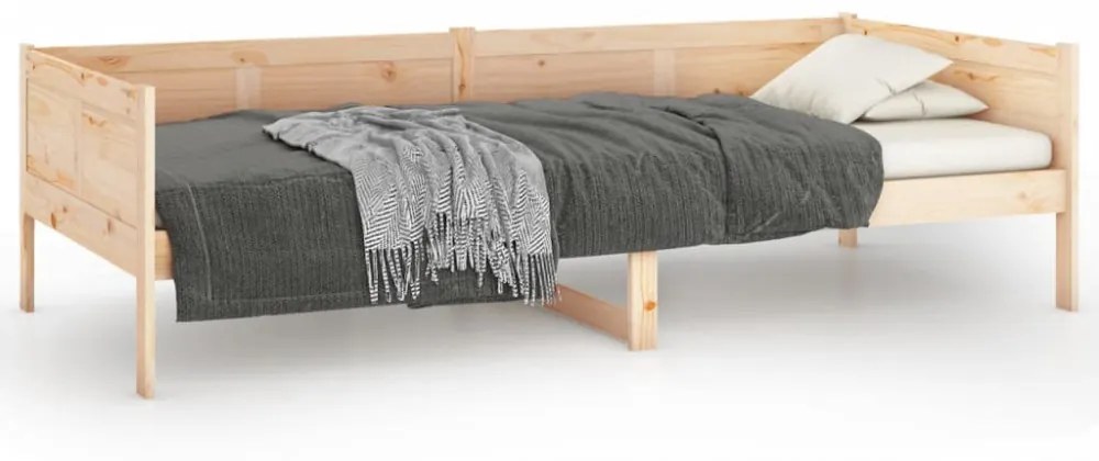 tömör fenyőfa kanapéágy 80x200 cm
