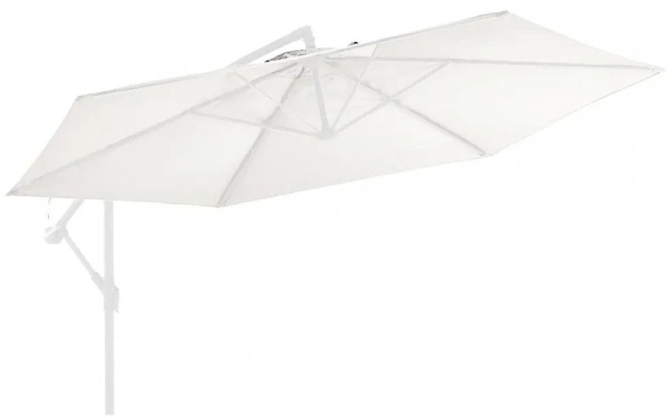homokfehér konzolos napernyőponyva 350 cm