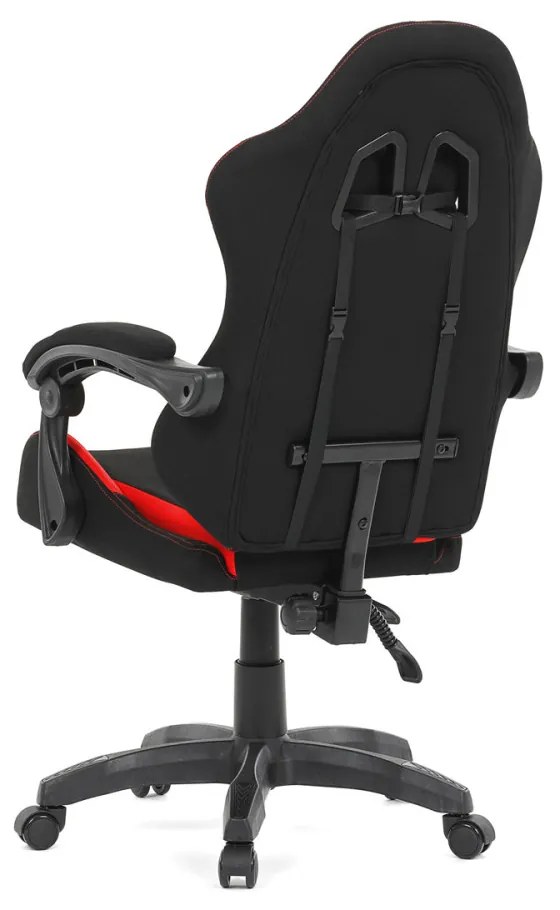 Scaun pivotant de birou Red Gamer cu tapițerie din țesătură. KA-R209