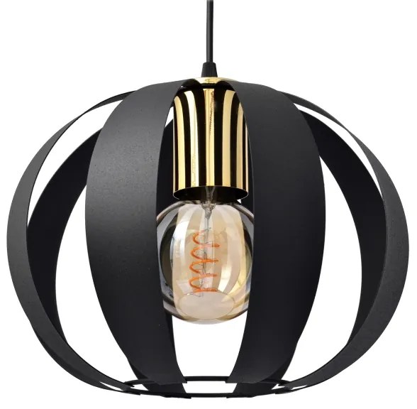 Csillár zsinóron NEWTON 3xE27/15W/230V fekete