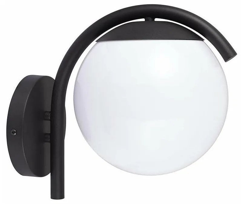 V-Tac Kültéri fali lámpa 1xE27/60W/230V IP44 fekete VT1396