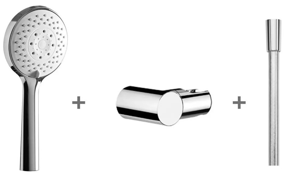 JIKA H3651X00043621 - CUBITO zuhanykészlet, fényes króm kivitel