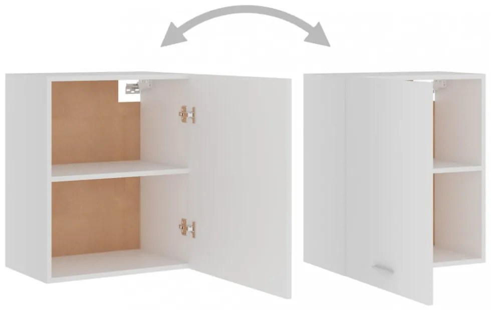 “Lyon” fehér szerelt fa függő szekrény 50 x 31 x 60 cm