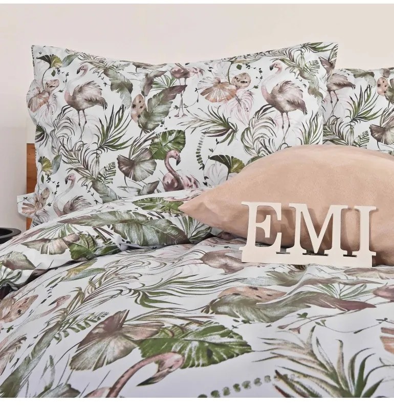 EMI Amazonia pamut ágyneműhuzat, A standard egyszemélyes ágy szett tartalma: 1x 140x200 + 1x 70x90