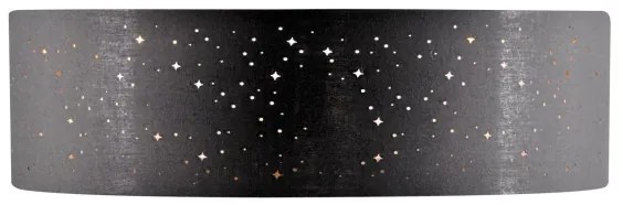 LED Mennyezeti lámpa TULUZA LED/24W/230V á. 40 cm fekete