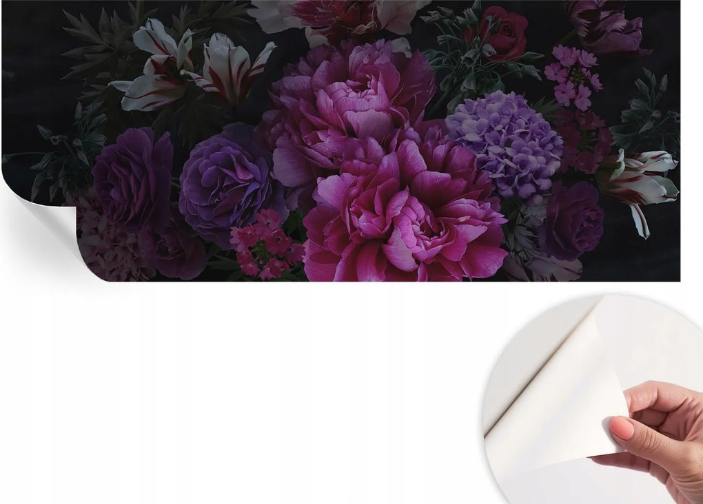 Öntapadós fotótapéta Divatos virágos elegancia 250x104 cm
