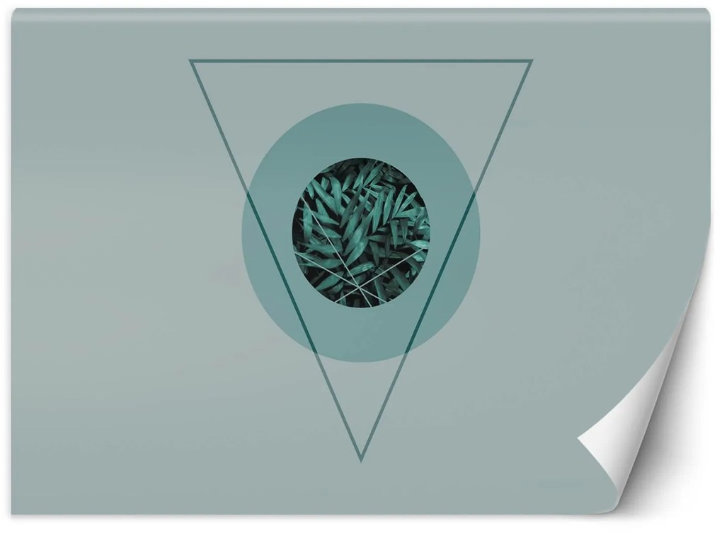 Gario Fotótapéta Levelek és háromszög - Andrea Haase Anyag: Vlies, Méret: 250 x 175 cm