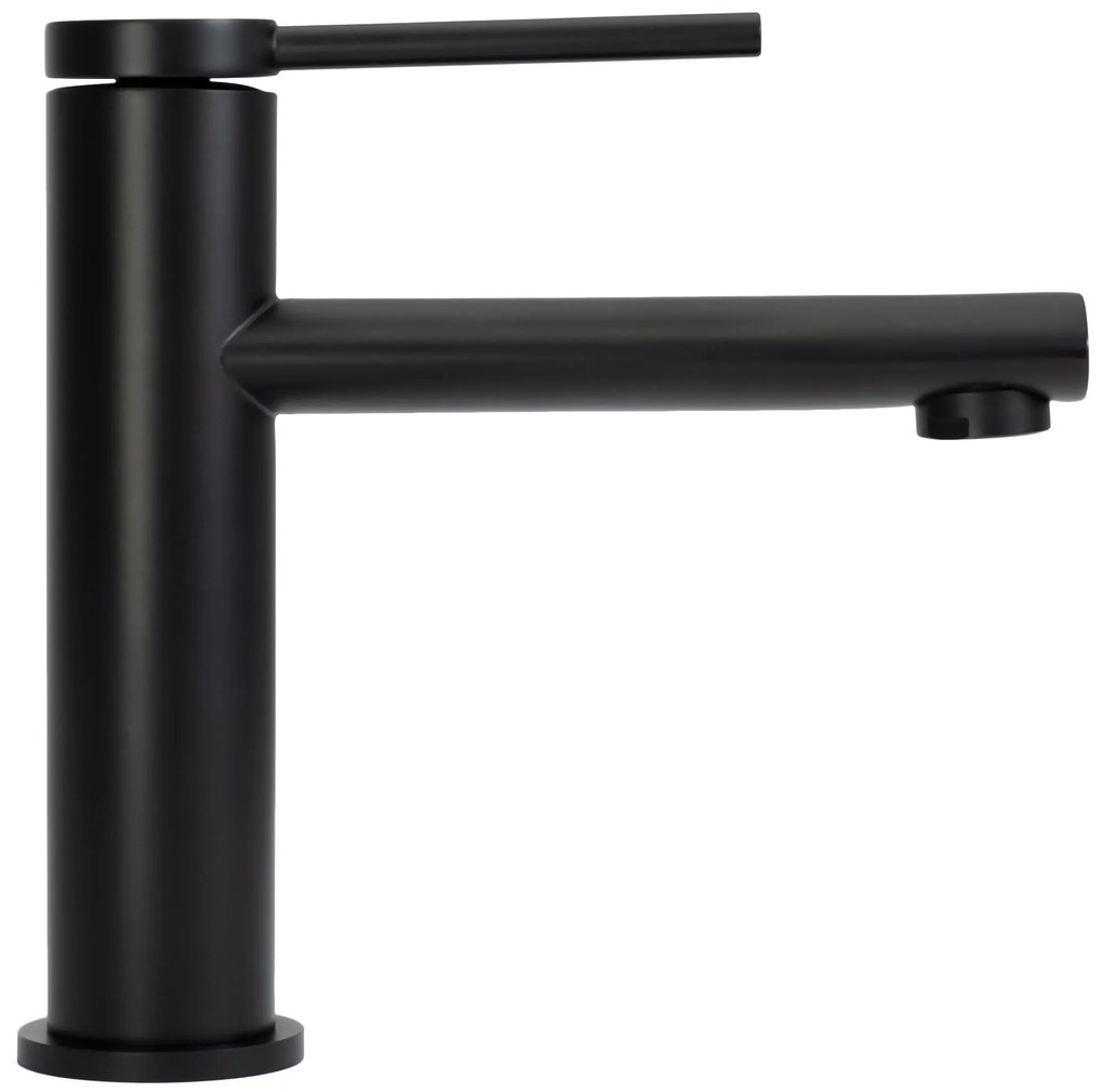 Fürdőszobai csaptelep Rea Oval Low Black
