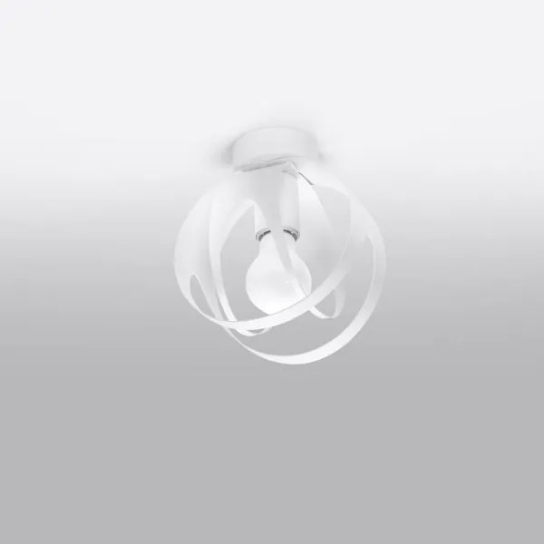 Sollux SL.1082 - Felületre szerelhető csillár TULOS 1xE27/60W/230V fehér