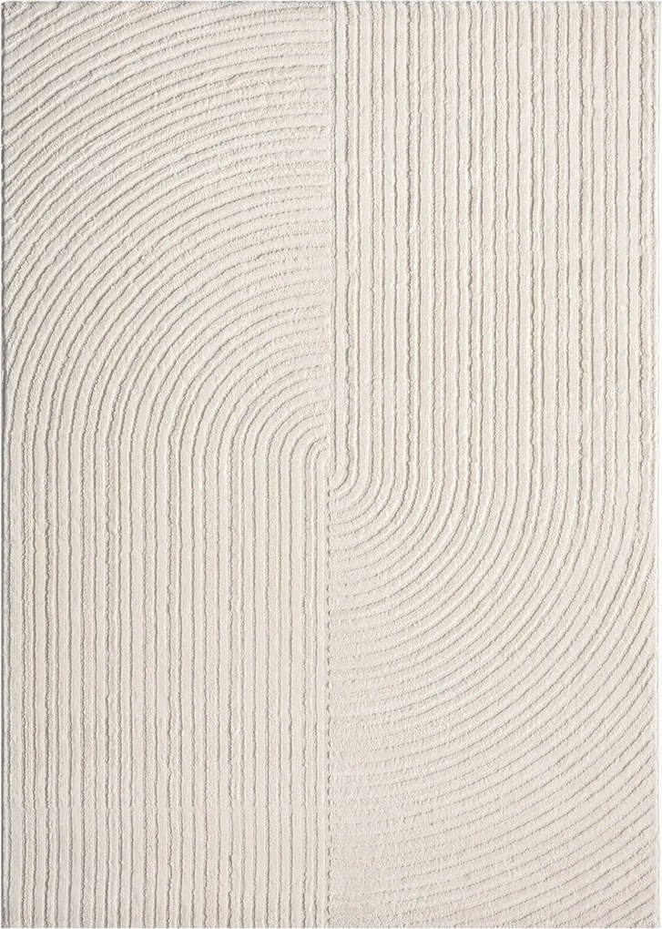 Krémszínű Szőnyeg 80X150 CM Nappaliba Modern Elegáns Costa 212 Creme