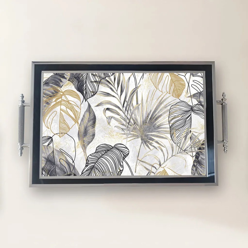 Üveg tálca, 38×24 cm – TPG9812