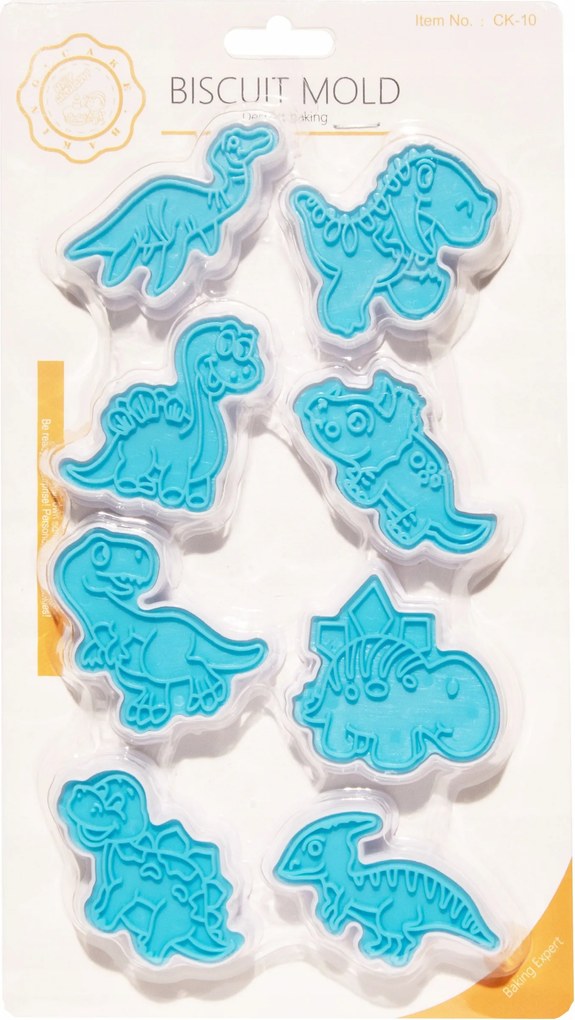 Lyukasztók Mézeskalács Forma Dinoszaurusz bélyegzők