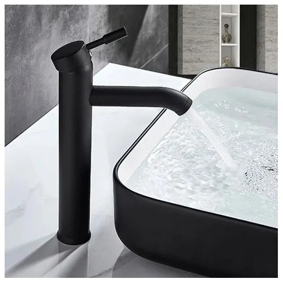 REA-B8665 - Mosdócsaptelep GRAF 30,5 cm fekete