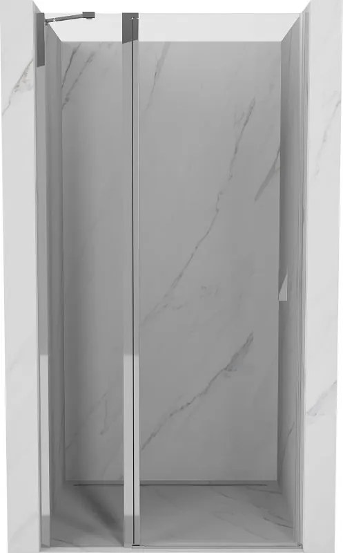 Mexen Mist zuhanyajtó, nyíló, 85 cm, átlátszó, króm - 8A4-085-000-01-00