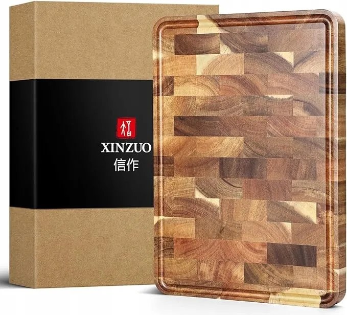 Xinzuo Akácfa vágódeszka 35 x 25 x 2,6 cm