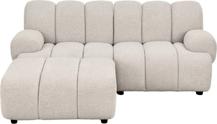 Taza 2,5 személyes kanapé, puffal, balos