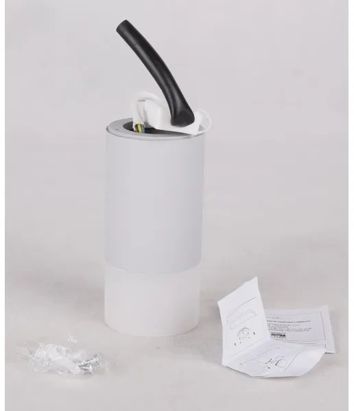 Spotlámpa TUBA 1xGU10/15W/230V szürke/fehér