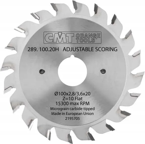 Cmt 289.070.16H Vágófej D=70 F=20 K=2,8-3,6 Z=8+8