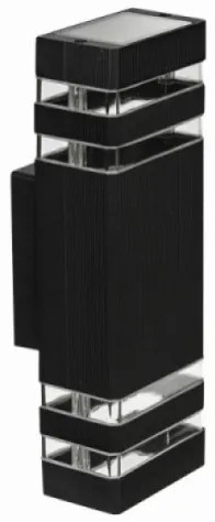 MasterLED INEZ Kerti oldalfalra helyezhető mély fekete lámpa