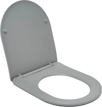 Soft close WC ülőke SAT Infinitio szürke matt SATINFPLGRM