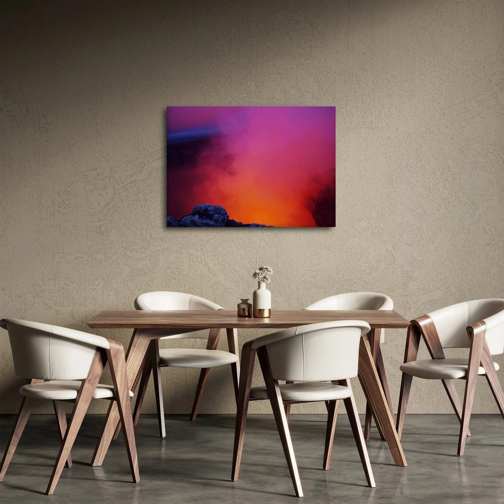 Kép - tűzhányó (70x50 cm)